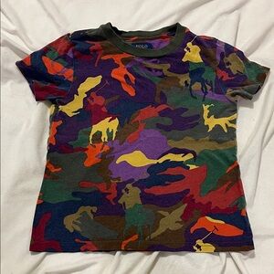 Polo by Ralph Lauren Kids Colorful Camo T-Shirt